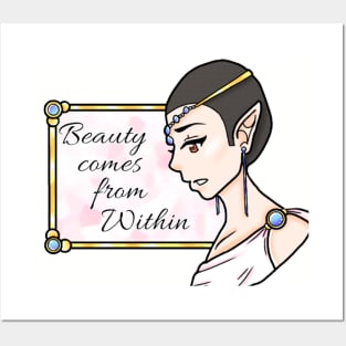 Beauty Comes from Within Posters and Art